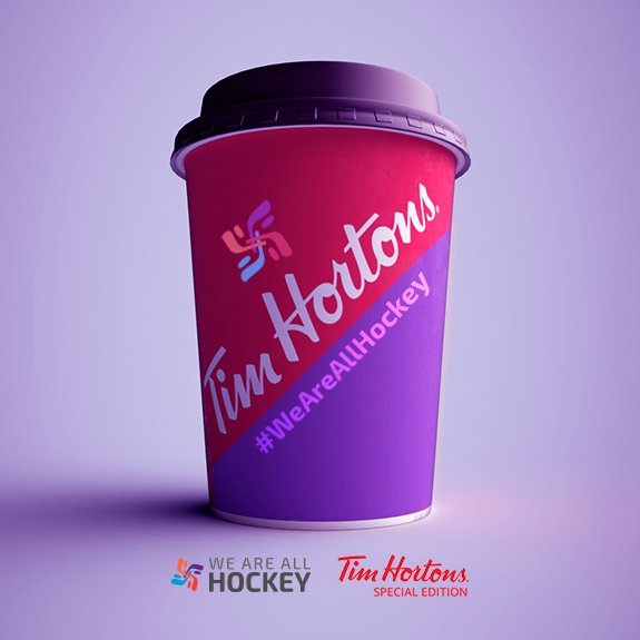 We Are All Hockey Tim Hortons Cup